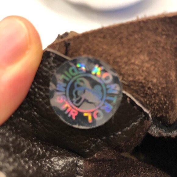 VENUS Brown Leather Chunky Heel Combat  Ankle Boot Lace Zipper Distressed EU 39 - Picture 12 of 16